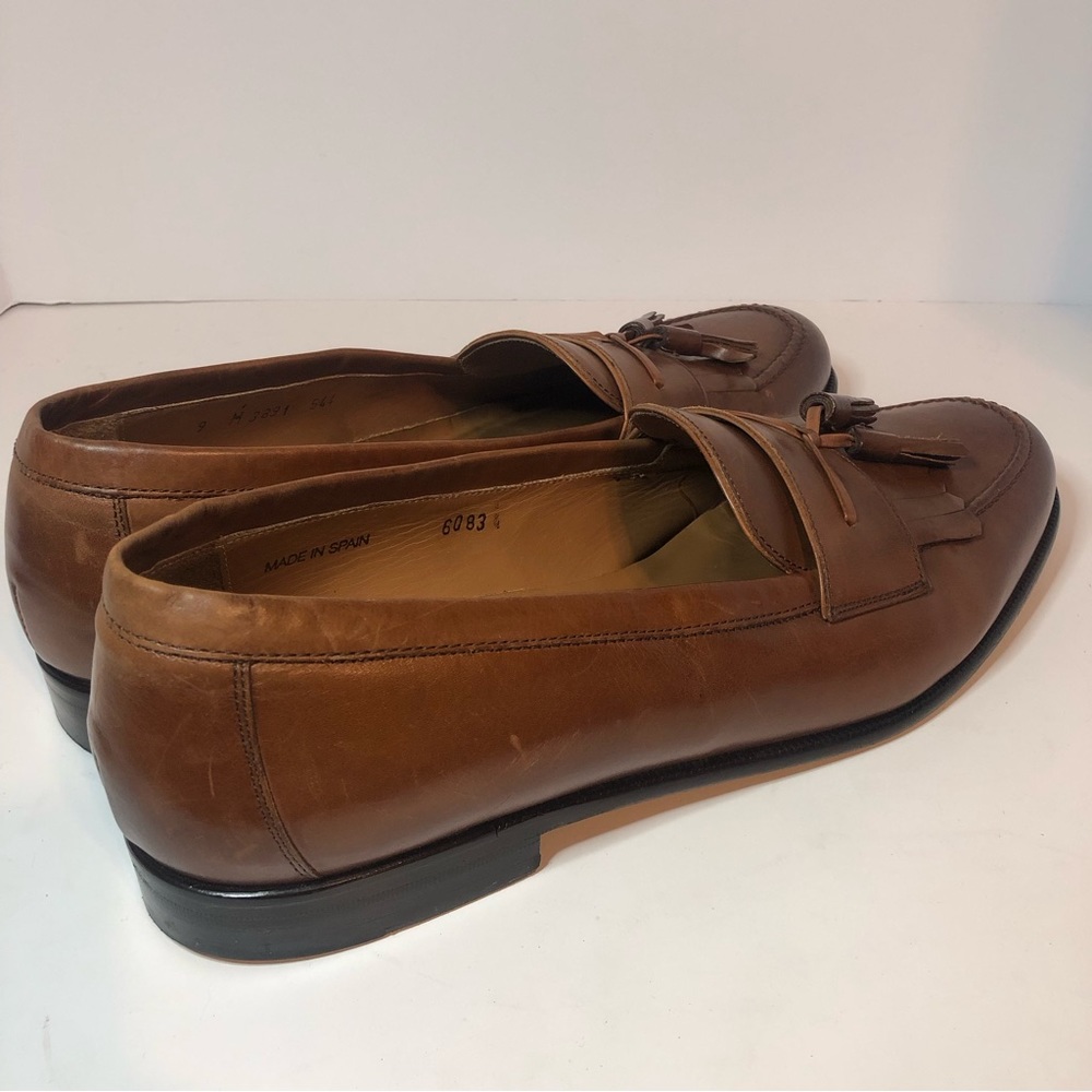 Mezlan Cuoio Leather Brown Loafers Men’s Size 9 M. - Picture 5 of 10